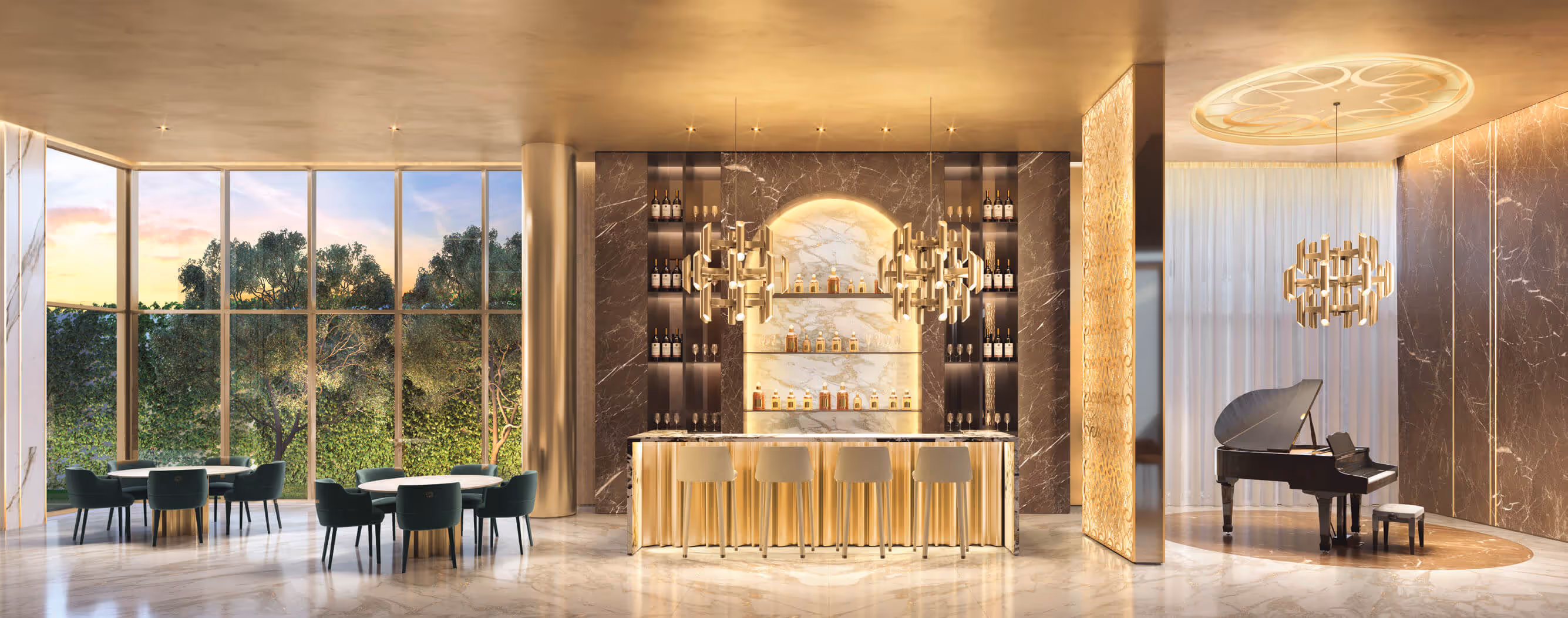 Saffire Moema Lavvi — Lounge Piano Bar By Elie Saab